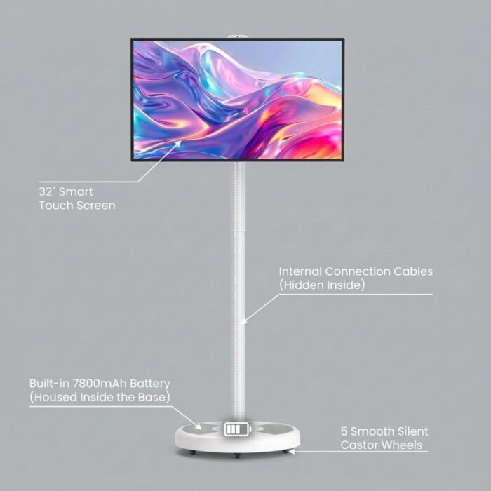 FVASEE HS-X32 PRO 32 inch Portable Touch Screen 128GB - Image 5
