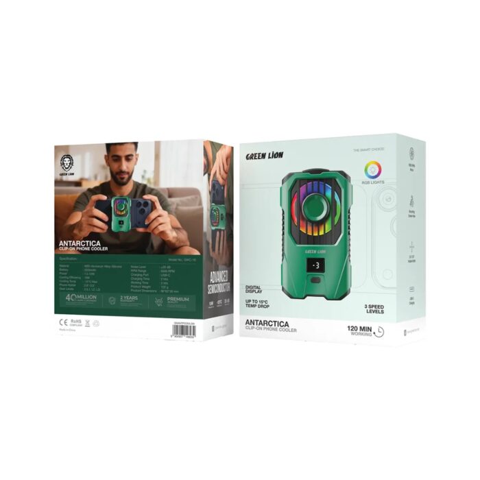 Green Lion Antarctica Clip On Phone Cooler - Image 2