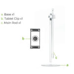 Green Lion Floor Standing Phone and Tablet Holder - Image 2