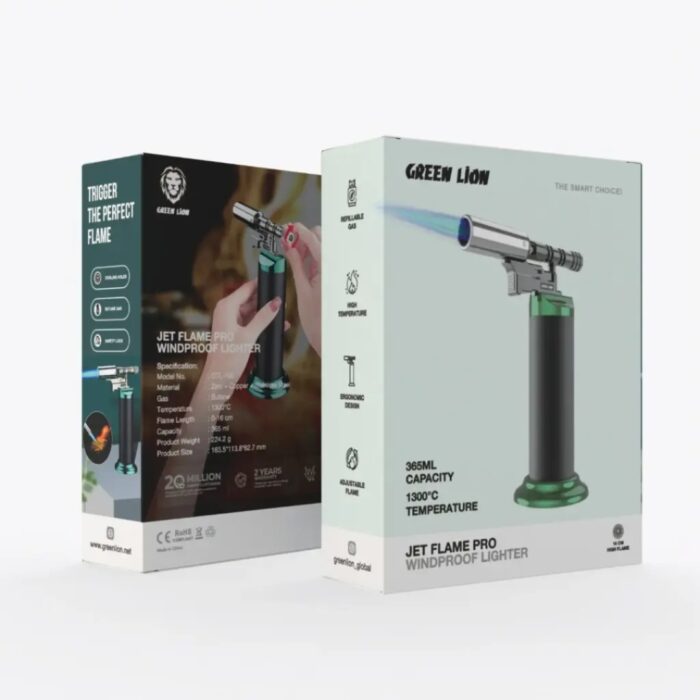 Green Lion Jet Flame Pro Windproof Lighter - Image 2