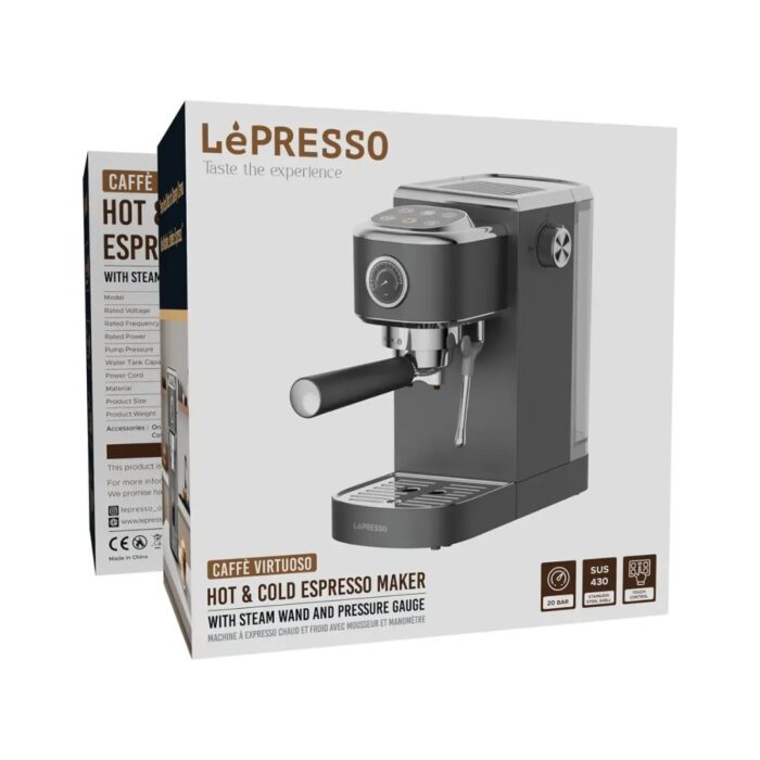 LePresso Caffe Virtuoso 20 Bar hot & cold Espresso Maker - Image 3