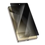Levelo 2.5D Silk Print High Silicon Aluminum Glass Privacy Protector for Samsung S25 Ultra
