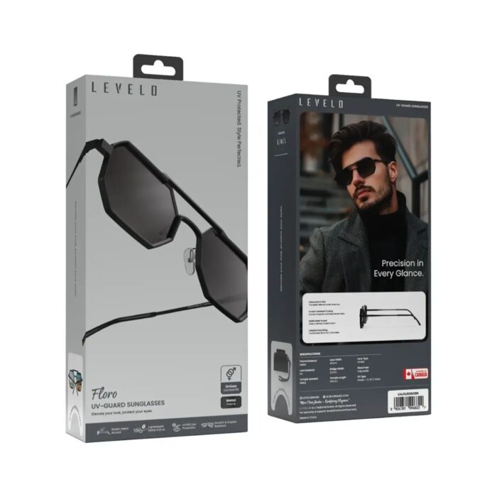 Levelo Floro UV-Guard Sunglasses - Black - Image 4