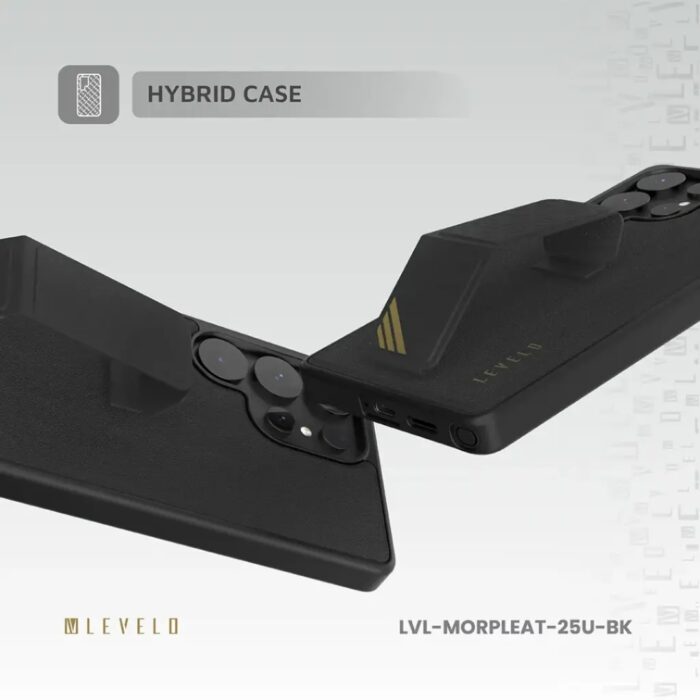 Levelo Morphix Leather Case for Samsung S25 Ultra - Image 5
