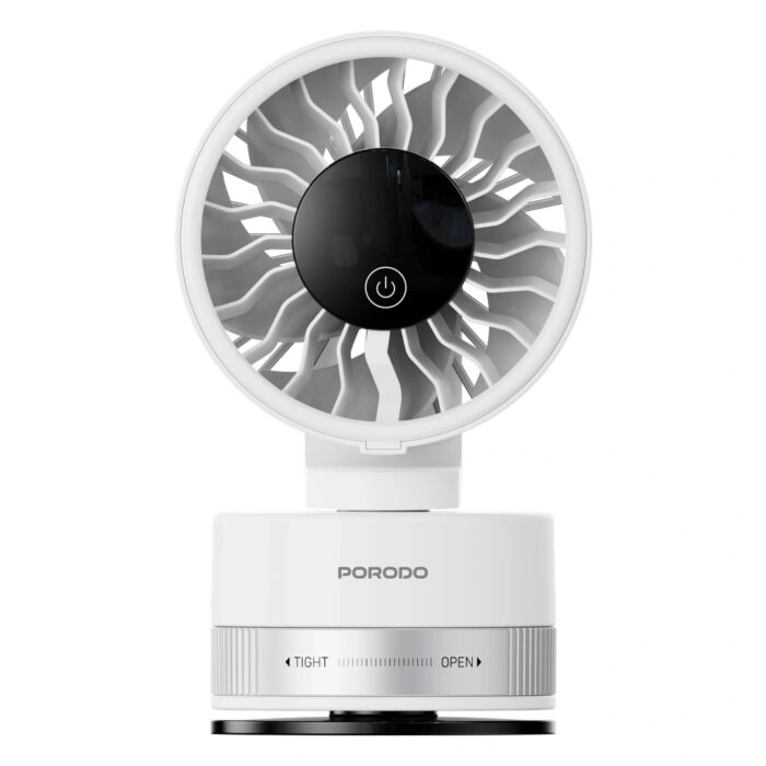 Porodo Chillo Luxe Portable Suction Cup Fan - Image 2