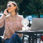 Porodo Chillo Luxe Portable Suction Cup Fan - Image 3