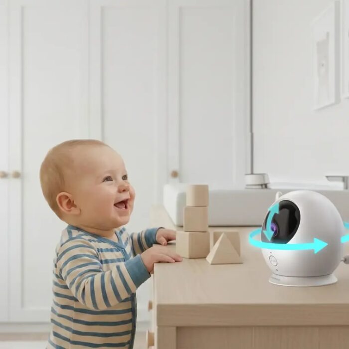 Porodo Lifestyle Lumi Baby Smart Monitor with Camera and Display Screen - Image 4