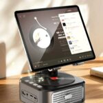 Porodo Lifestyle Multifunctional Tablet Stand with Speaker & Power Bank - Image 2