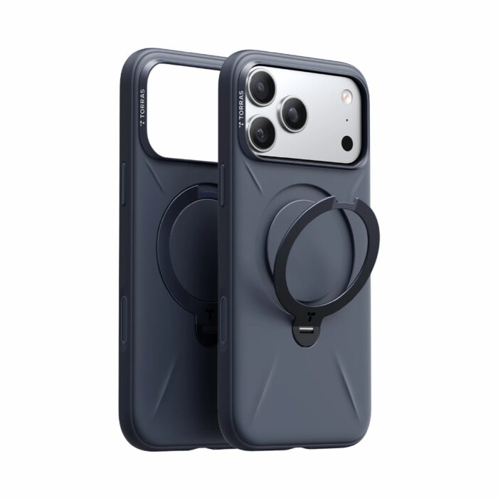 Torras Ostand Spin Silicone Case for iPhone 17 Pro Max - Image 3