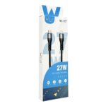 Wevi 27W Fast Charging Type C to Lightning Data Cable
