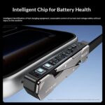 YESIDO CA207 1.2m USB-C to USB-C 60W Cable with Stand - Image 3