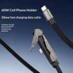 YESIDO CA207 1.2m USB-C to USB-C 60W Cable with Stand - Image 6