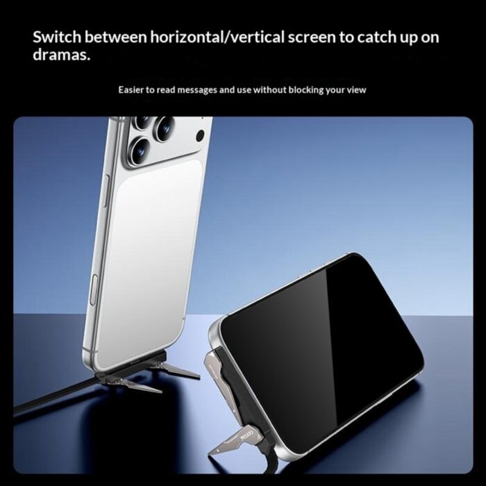 YESIDO CA207 1.2m USB-C to USB-C 60W Cable with Stand - Image 4