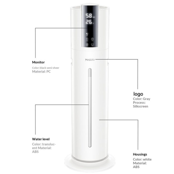 YESIDO EC31 Smart Humidifier 9L Large Capacity Tank - Image 9