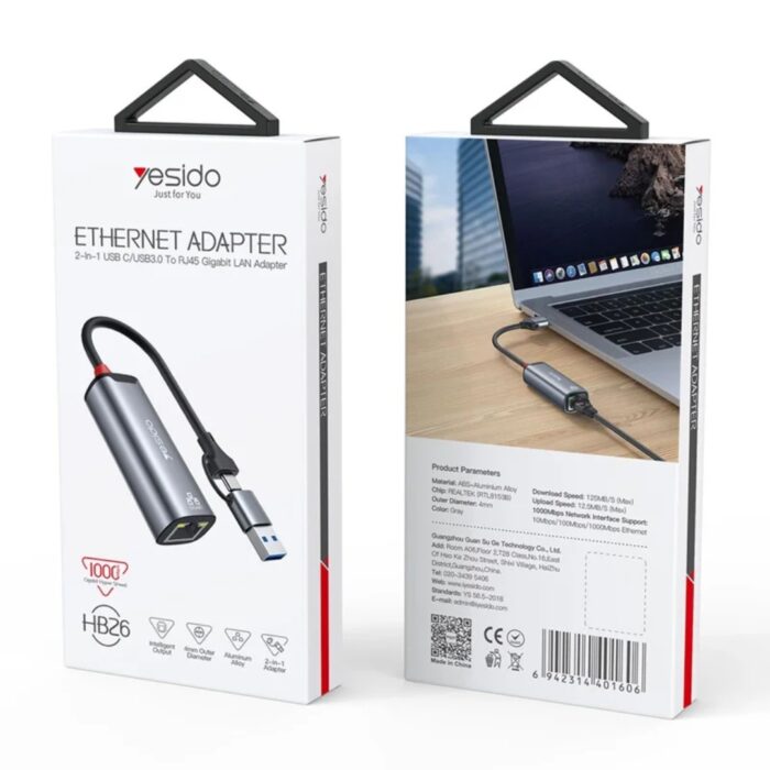 YESIDO HB26 Ethernet Adapter - Image 6