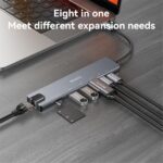 YESIDO HB27 8 in 1 USB Hub Docking Station - Image 2