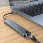 YESIDO HB27 8 in 1 USB Hub Docking Station - Image 4