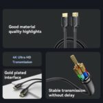 YESIDO HM16 HDTV Cable HDMI to HDMI - Image 4