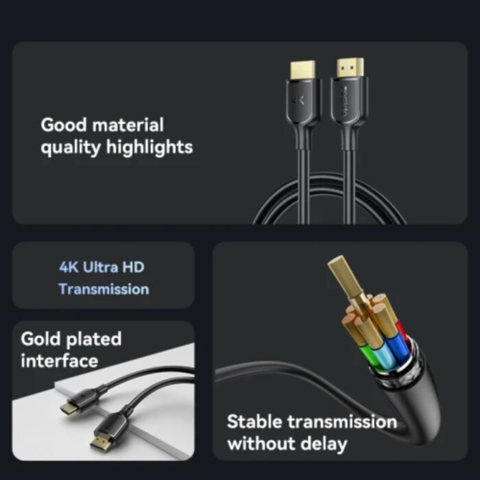 YESIDO HM16 HDTV Cable HDMI to HDMI - Image 4