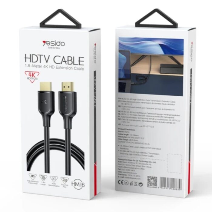 YESIDO HM16 HDTV Cable HDMI to HDMI - Image 5