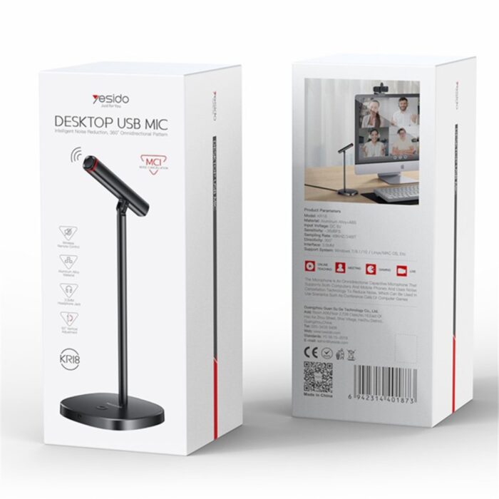Yesido KR18 Desktop USB Microphone - Image 3