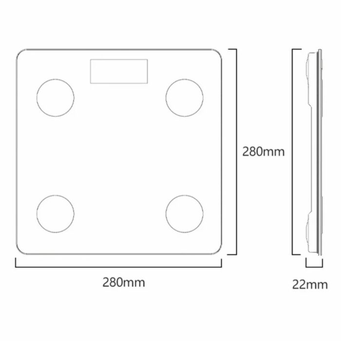 Yesido MG42 Smart Body Fat Scale - Image 10