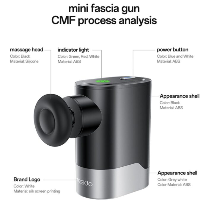 Yesido MG61 Mini Massage Gun - Image 9