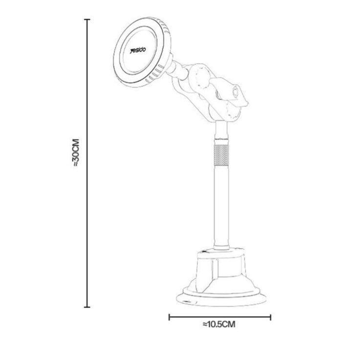 Yesido C282 Car Mount Vlog Holder - Image 3