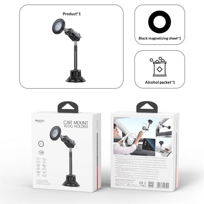 Yesido C282 Car Mount Vlog Holder - Image 4
