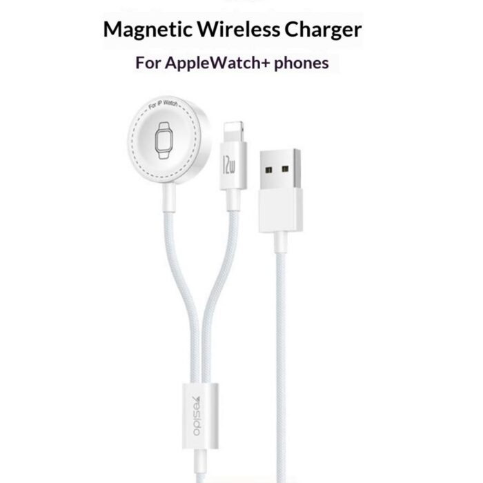Yesido DS35 2 in 1 USB-A to iPhone and Wireless Charging Dock for Apple Watch - Image 6