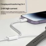 Yesido DS35 2 in 1 USB-A to iPhone and Wireless Charging Dock for Apple Watch - Image 5