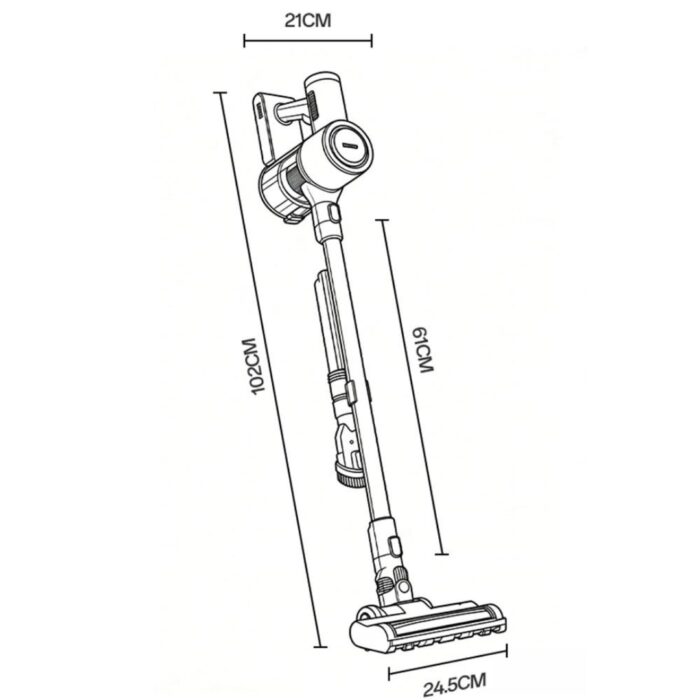 Yesido EC32 Handheld Wireless Vacuum Cleaner - Image 4