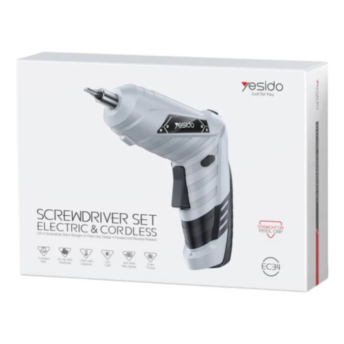 Yesido EC34 Screwdriver Set Electric and Cordless - Image 10