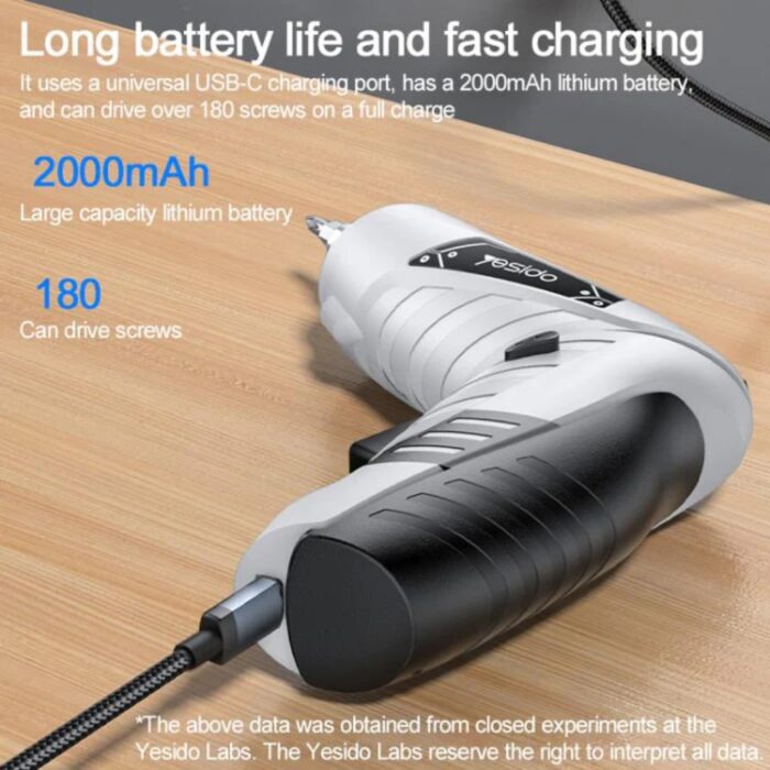 Yesido EC34 Screwdriver Set Electric and Cordless - Image 4