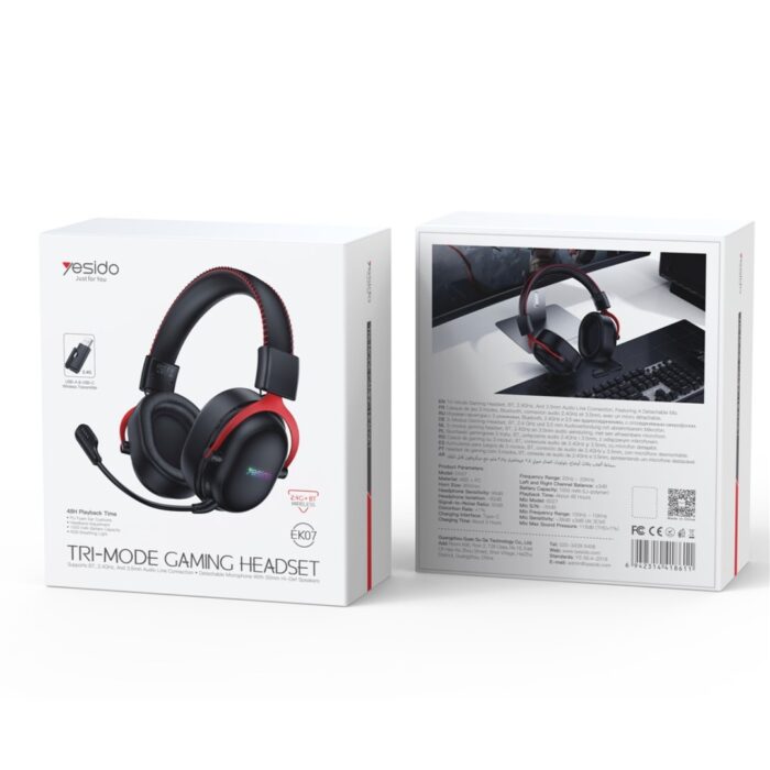 Yesido EK07 Tri Mode Gaming Headset - Image 3