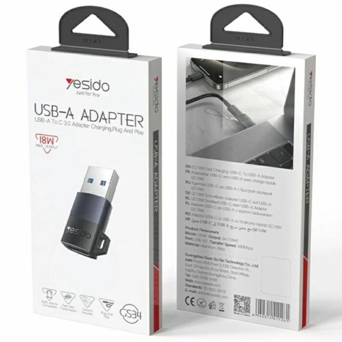 Yesido GS34 OTG USB C to USB A - Image 2