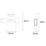 Yesido GS35 Otg Adapter USB A to type C and Lightning - Image 3