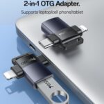 Yesido GS35 Otg Adapter USB A to type C and Lightning - Image 4