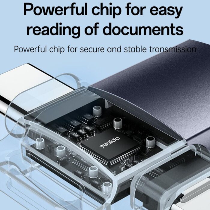 Yesido GS35 Otg Adapter USB A to type C and Lightning - Image 9