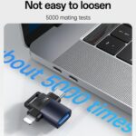 Yesido GS35 Otg Adapter USB A to type C and Lightning - Image 7