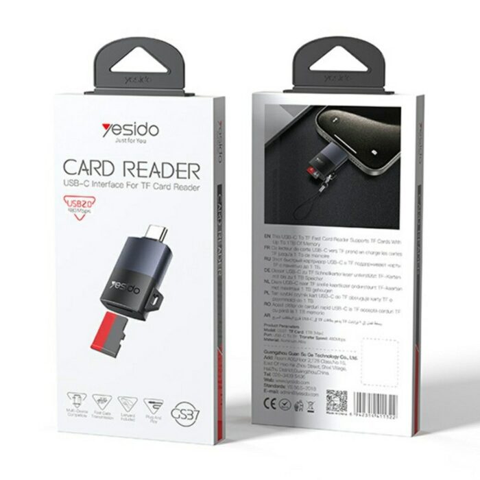 Yesido GS37 Type-C TF Card Reader - Image 6