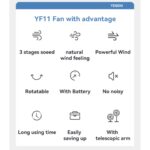 Yesido YF11 Premium Folding Fan - Image 4