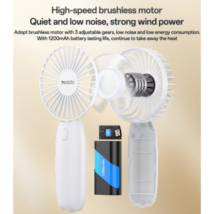 Yesido YF15 Handheld Fan - Image 3