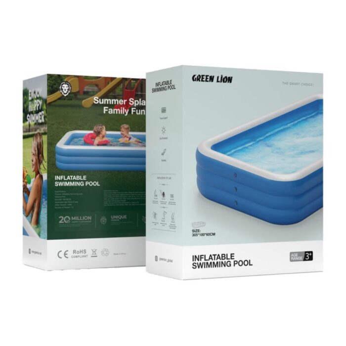 Green Lion Inflatable Big Swimming Pool - Image 2