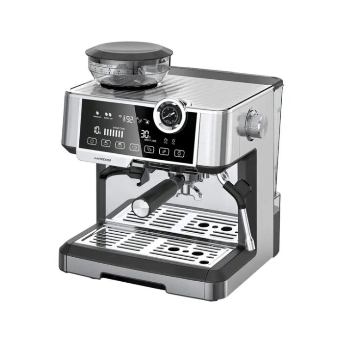 Lepresso Dual Boiler Espresso Machine with Conical Grinder & Pressure Gauge - Image 2