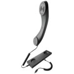 Porodo Classic Retro Phone Handset with Type C Connector | Noise-Cancelling Microphone