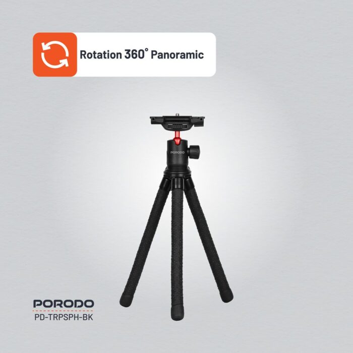 Porodo Flexible Tripod Stand - Image 6