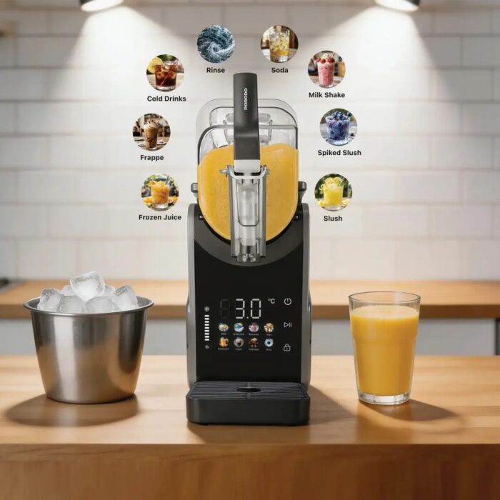 Porodo Lifestyle Glacee 2 In 1 Slushie & Ice Cream Maker with Cooling Control Display - Image 2