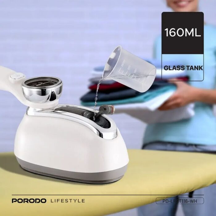 Porodo Lifestyle Retro Thermometer Steam & Heat Iron - Image 2