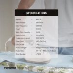 Porodo Lifestyle Retro Thermometer Steam & Heat Iron - Image 9